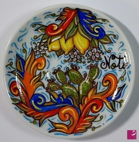 quadri in vendita online - Ceramica siciliana - collezione 2019 n.° 71 serie : souvenir siciliani
