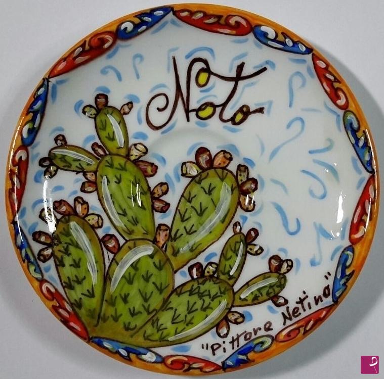 quadri in vendita online - Ceramica siciliana - collezione 2020 n.° 2  serie: souvenir siciliani