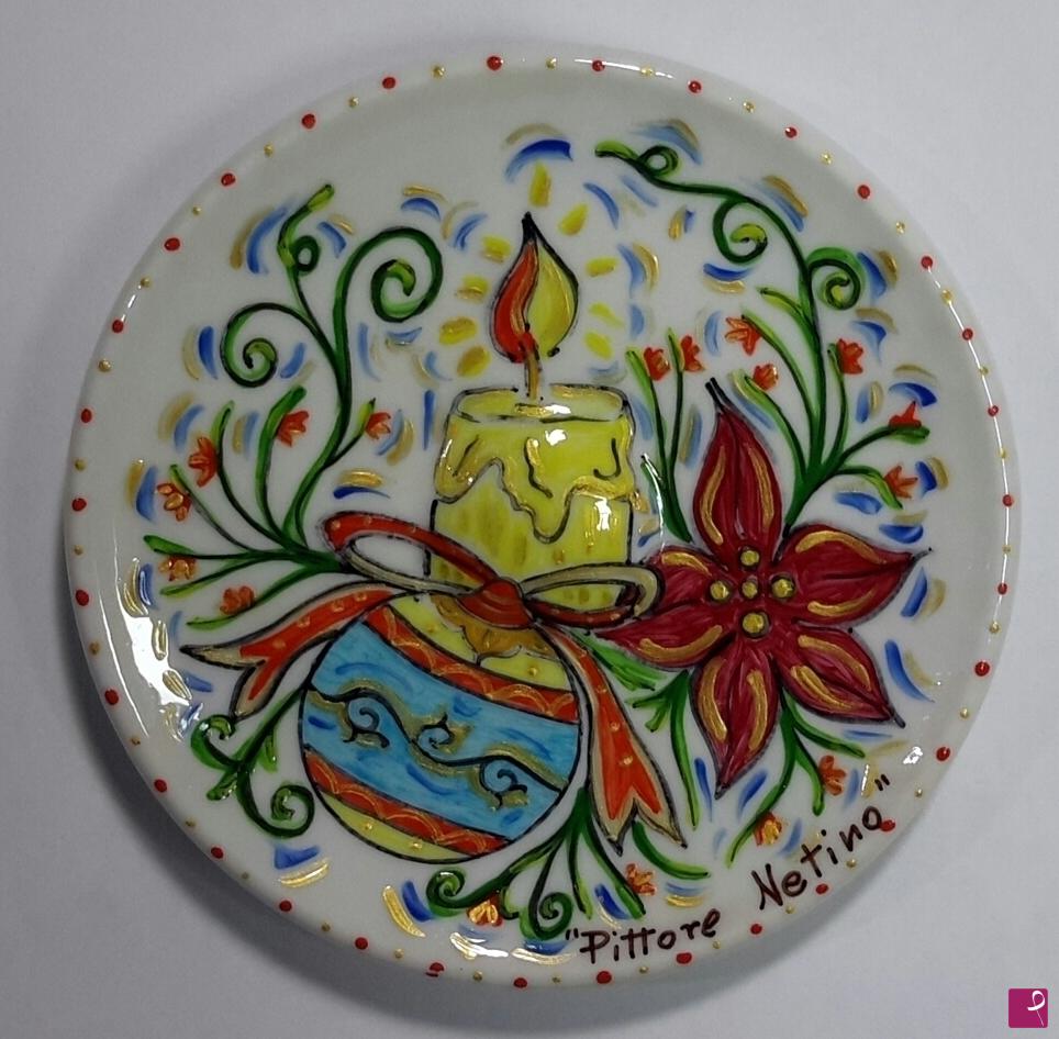 quadri in vendita online - Ceramica siciliana natalizia - collezione 2018 n.° 49