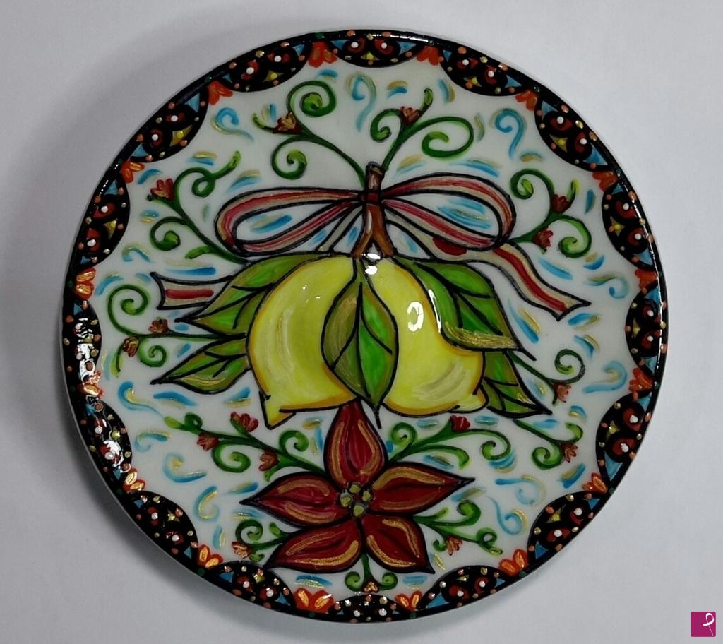 quadri in vendita online - ceramica siciliana natalizia - collezione 2018 n.°46