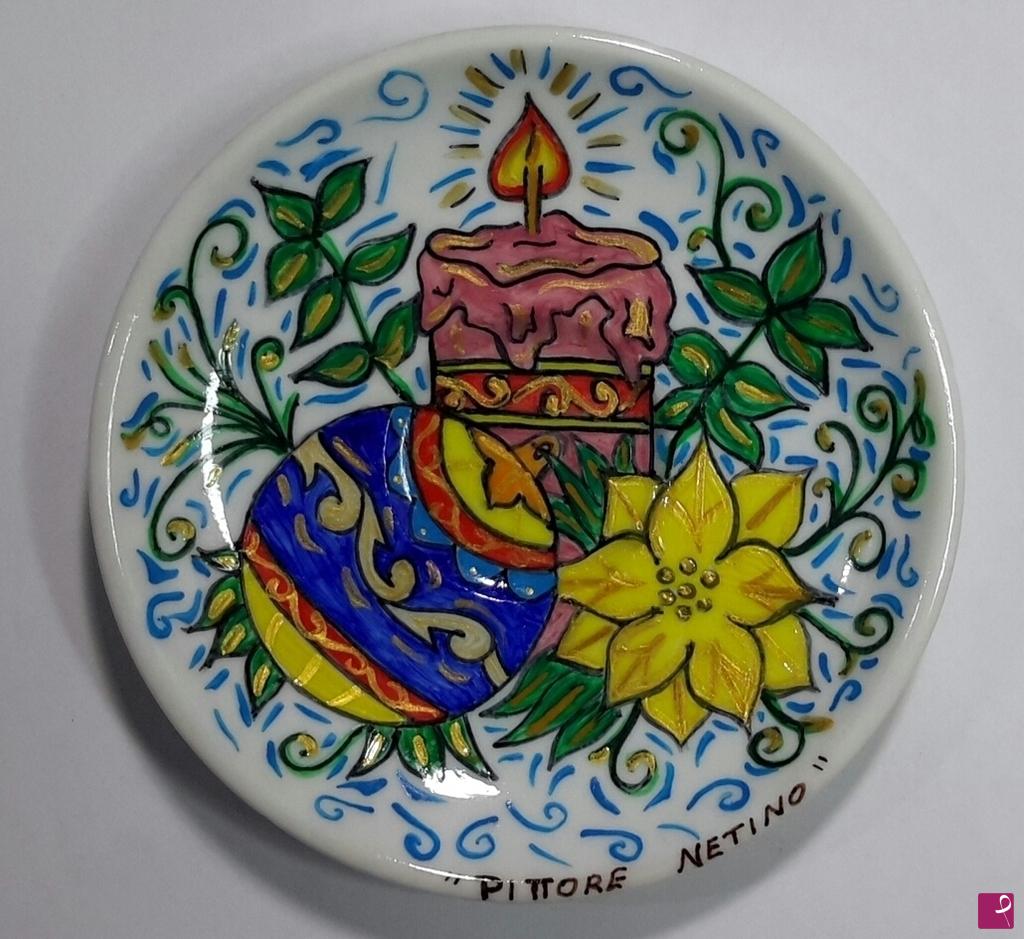 quadri in vendita online - Ceramica siciliana natalizia - collezione 2018 n.°47