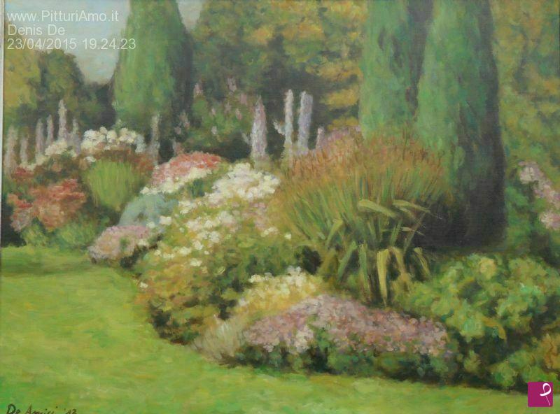 quadri in vendita online - Cespuglio di fiori