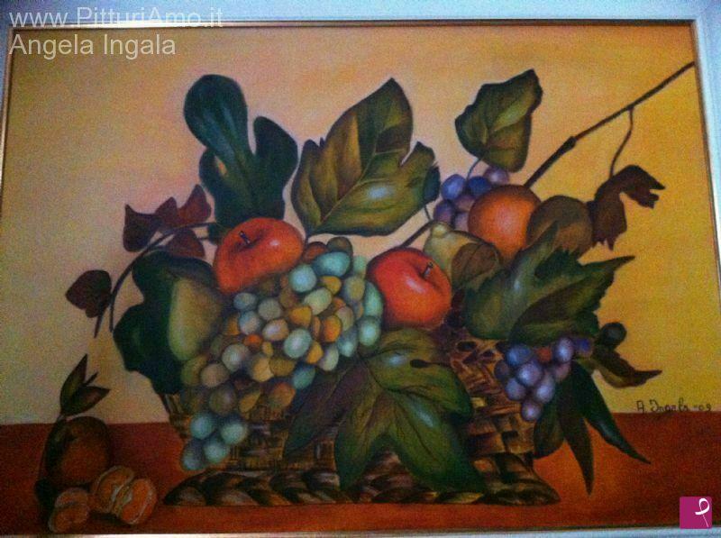 quadri in vendita online - cesta di frutta