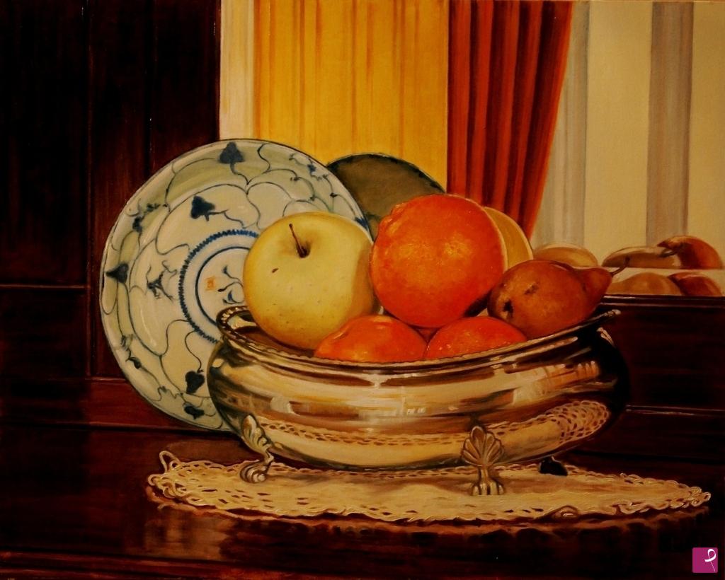 quadri in vendita online - cestino di frutta