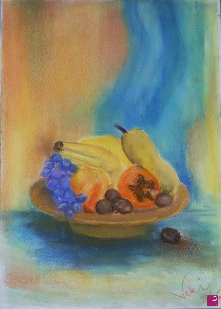 quadri in vendita online - Cesto di frutta