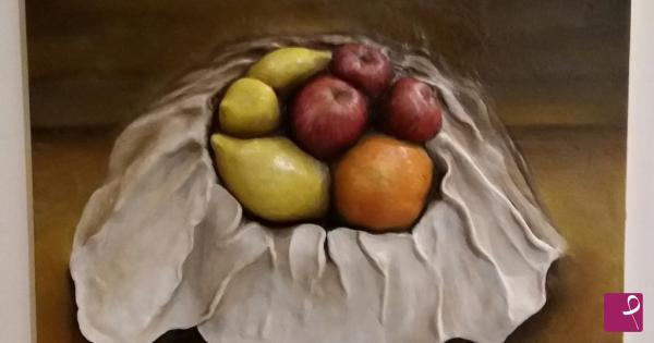 Cesto con frutta - vendita quadro pittura - ArtlyNow