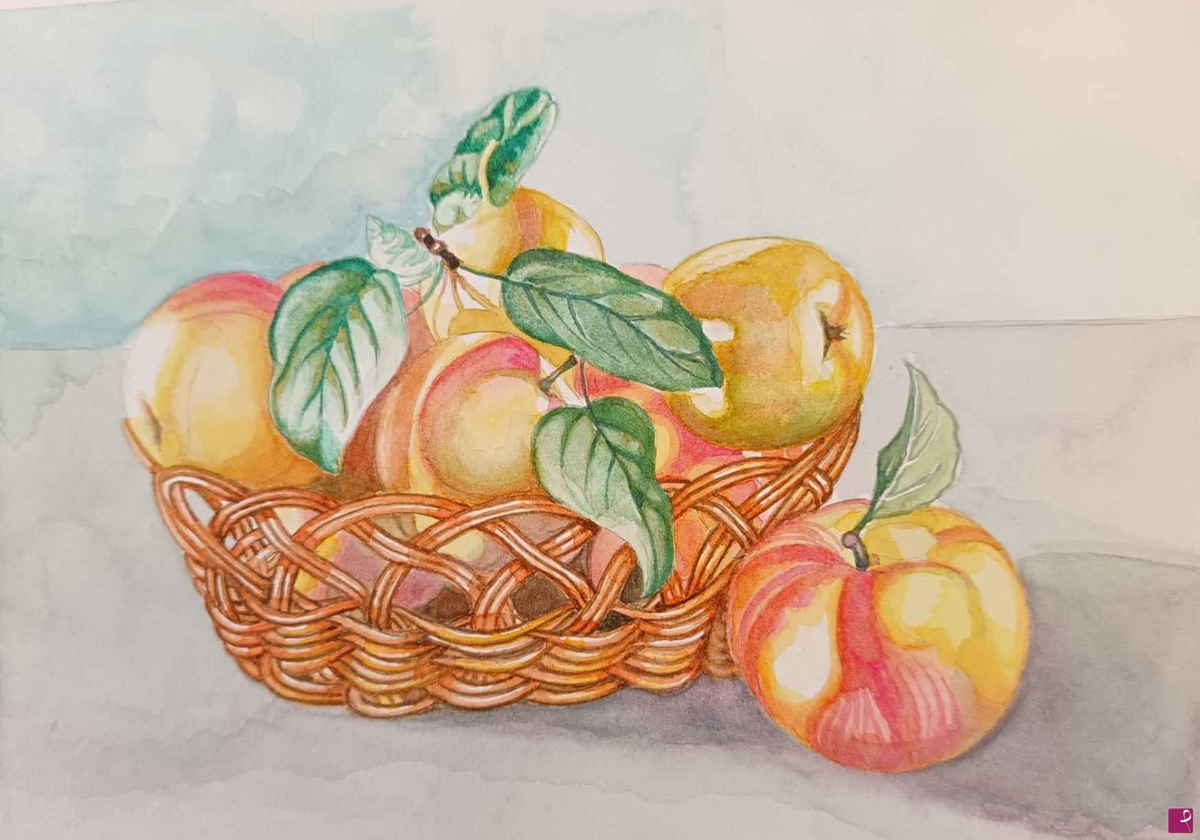 quadri in vendita online - CESTO DI FRUTTA