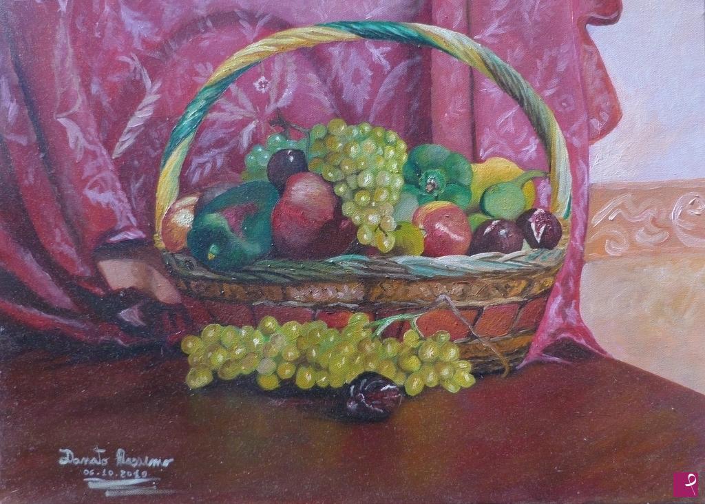 quadri in vendita online - Cesto Di Frutta