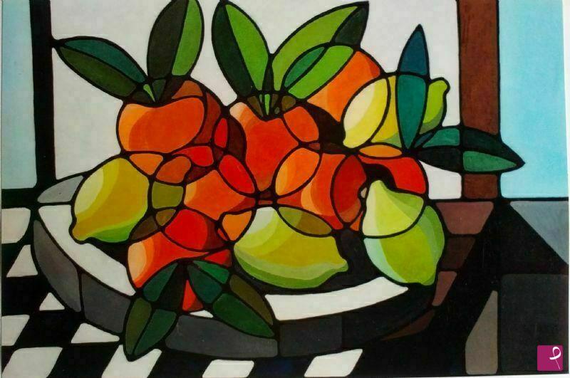 quadri in vendita online - cesto di frutta