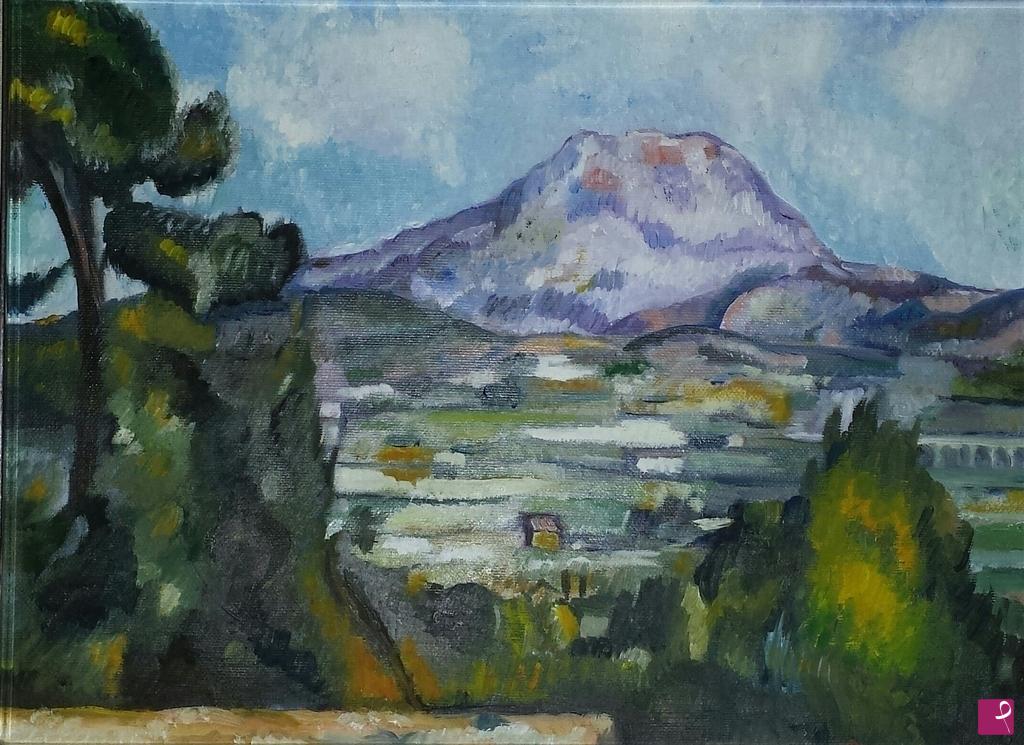 quadri in vendita online - Cezanne, La montagna Sainte-Victoire.