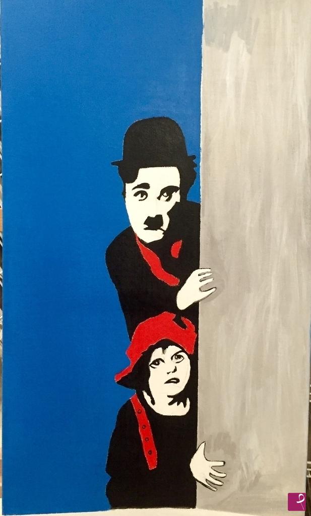 quadri in vendita online - Chaplin 
