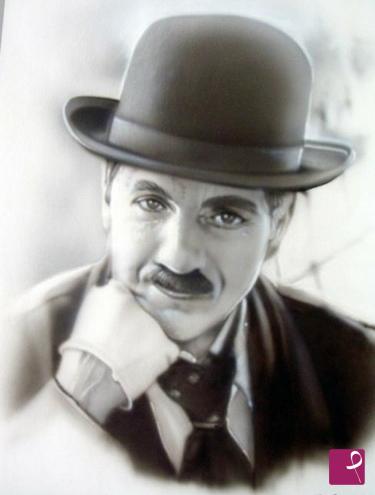 quadri in vendita online - Chaplin ritratto