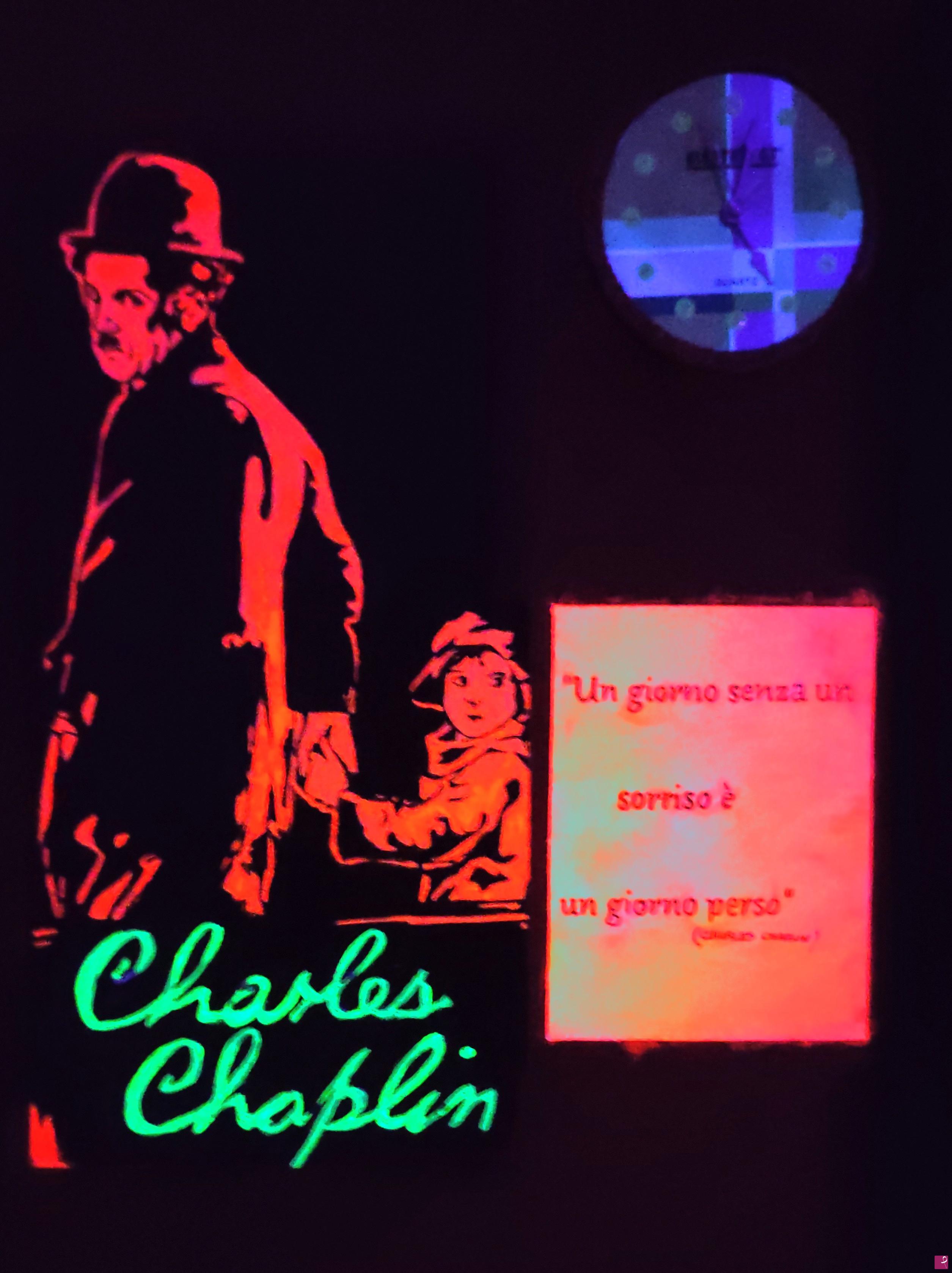 quadri in vendita online - Charles Chaplin 