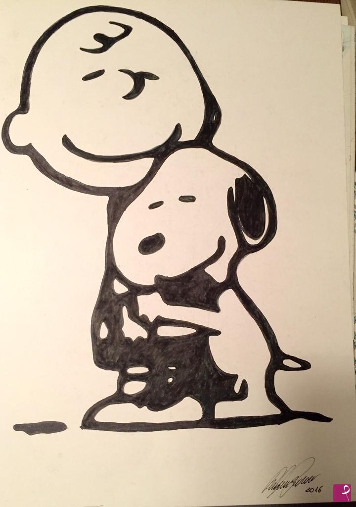 quadri in vendita online - Charlie Brown 