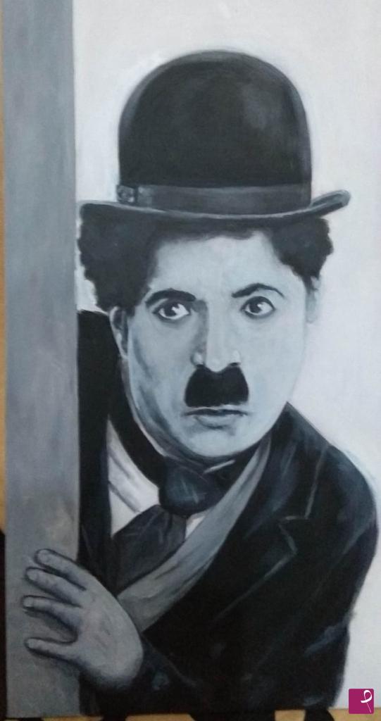quadri in vendita online - Charlie Chaplin