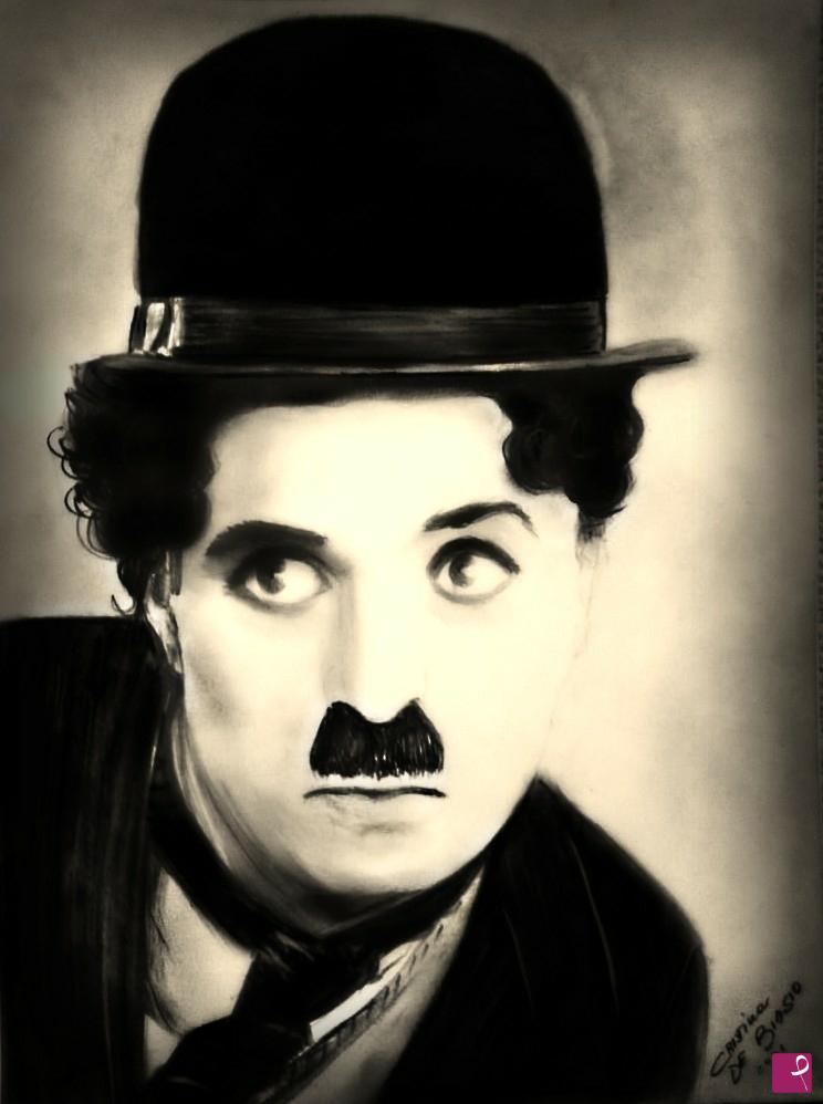 quadri in vendita online - Charlie Chaplin 