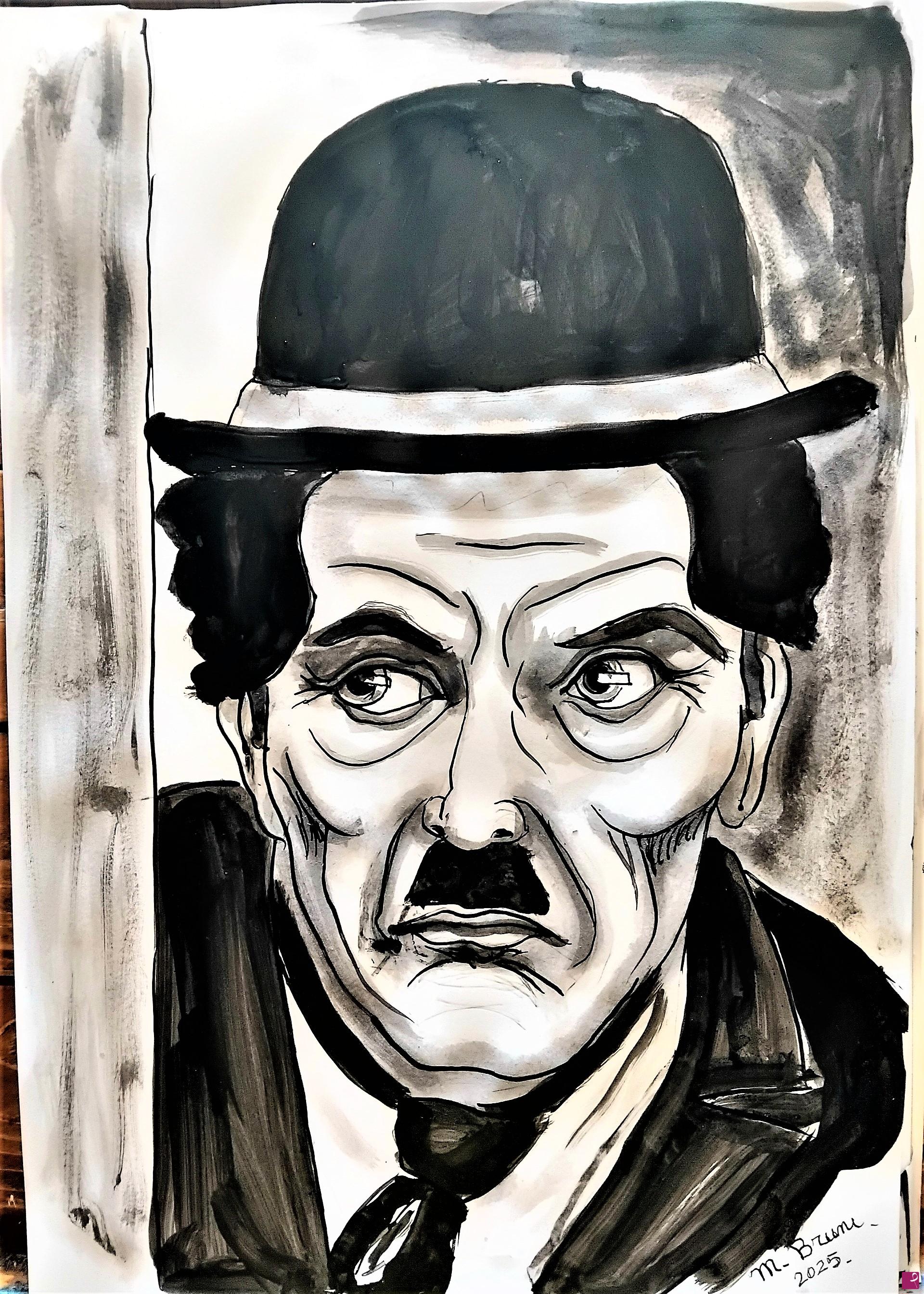 quadri in vendita online - Charlie Chaplin