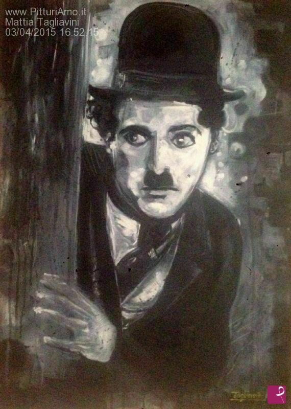 quadri in vendita online - Charlie Chaplin
