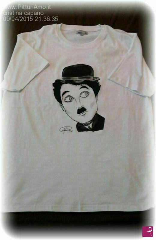 quadri in vendita online - Charlie Chaplin