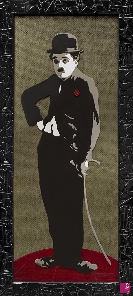 quadri in vendita online - Charlie Chaplin
