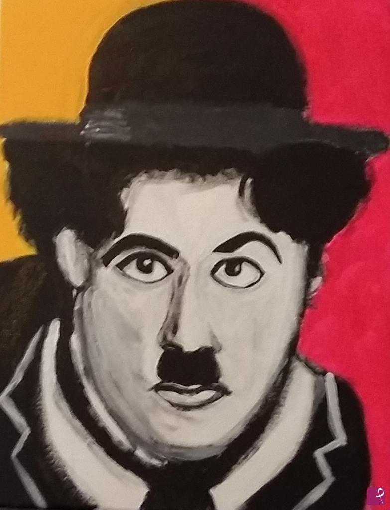 quadri in vendita online - Charlie Chaplin