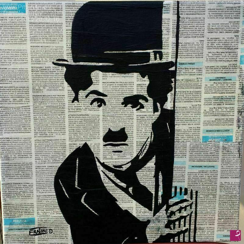 quadri in vendita online - charlie chaplin II