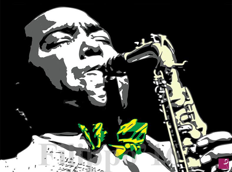 quadri in vendita online - Charlie Parker