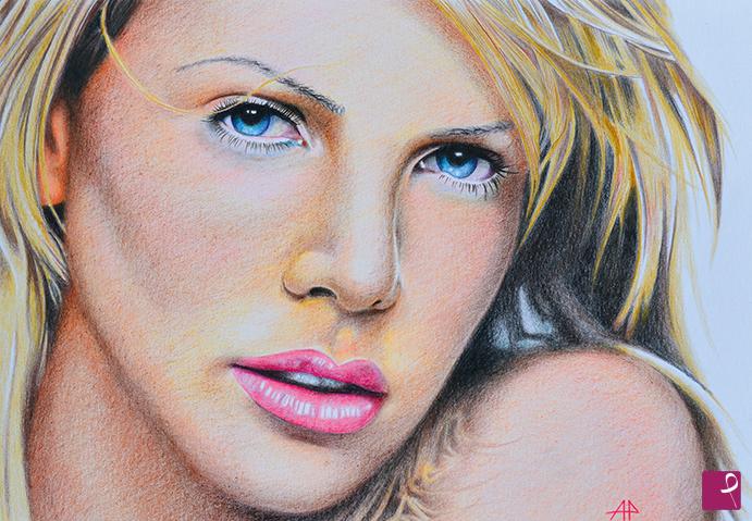 quadri in vendita online - Charlize Theron