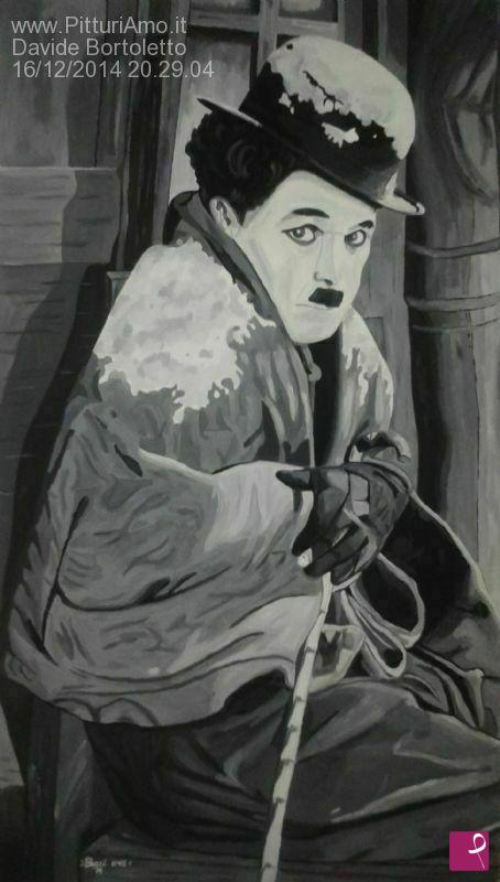 quadri in vendita online - Charlot vagabondo