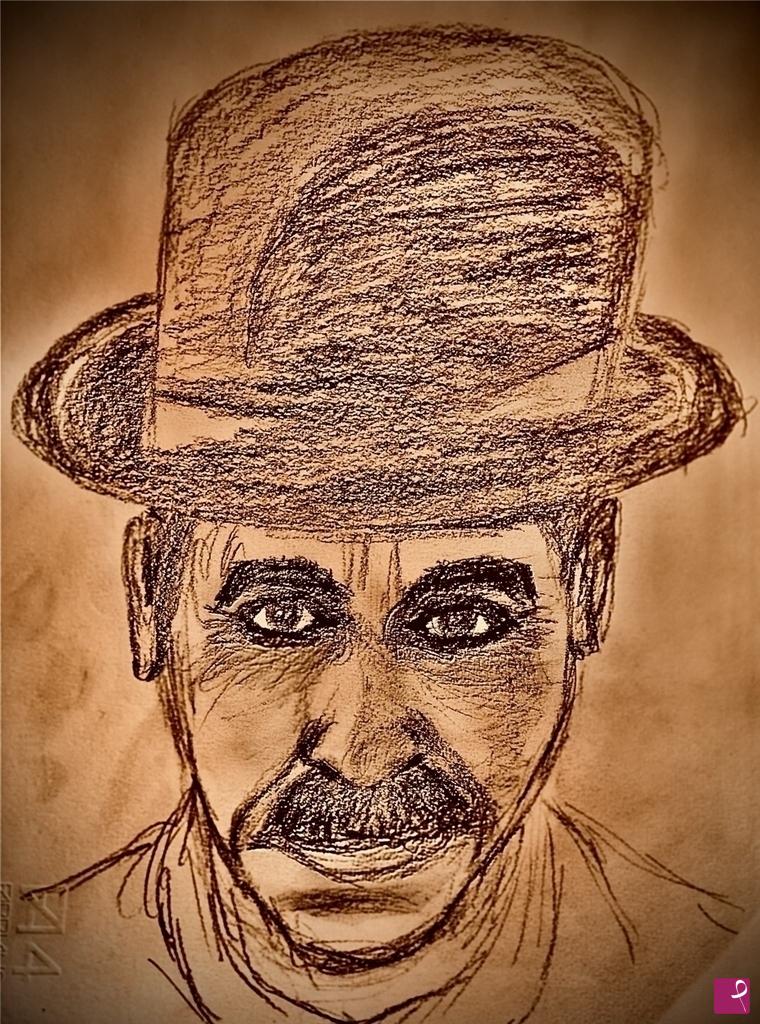 quadri in vendita online - Charly Chaplin