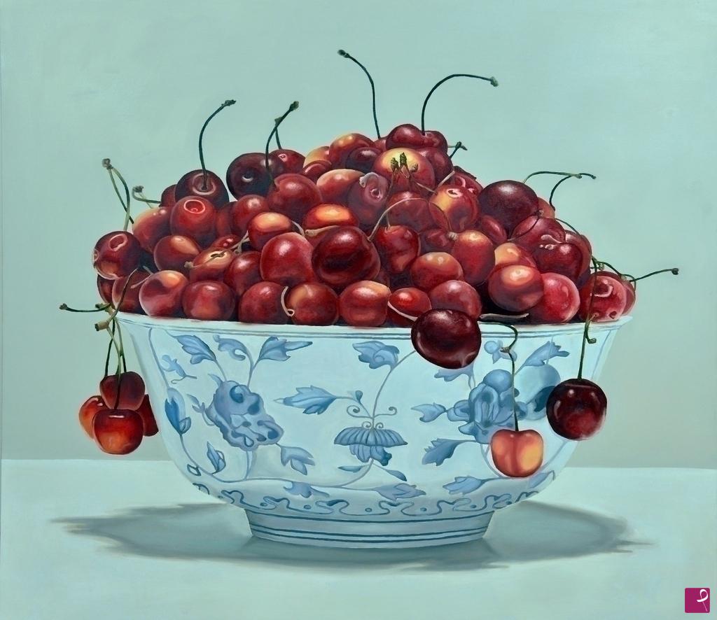 quadri in vendita online - "Cherry Season - la stagione delle ciliegie"