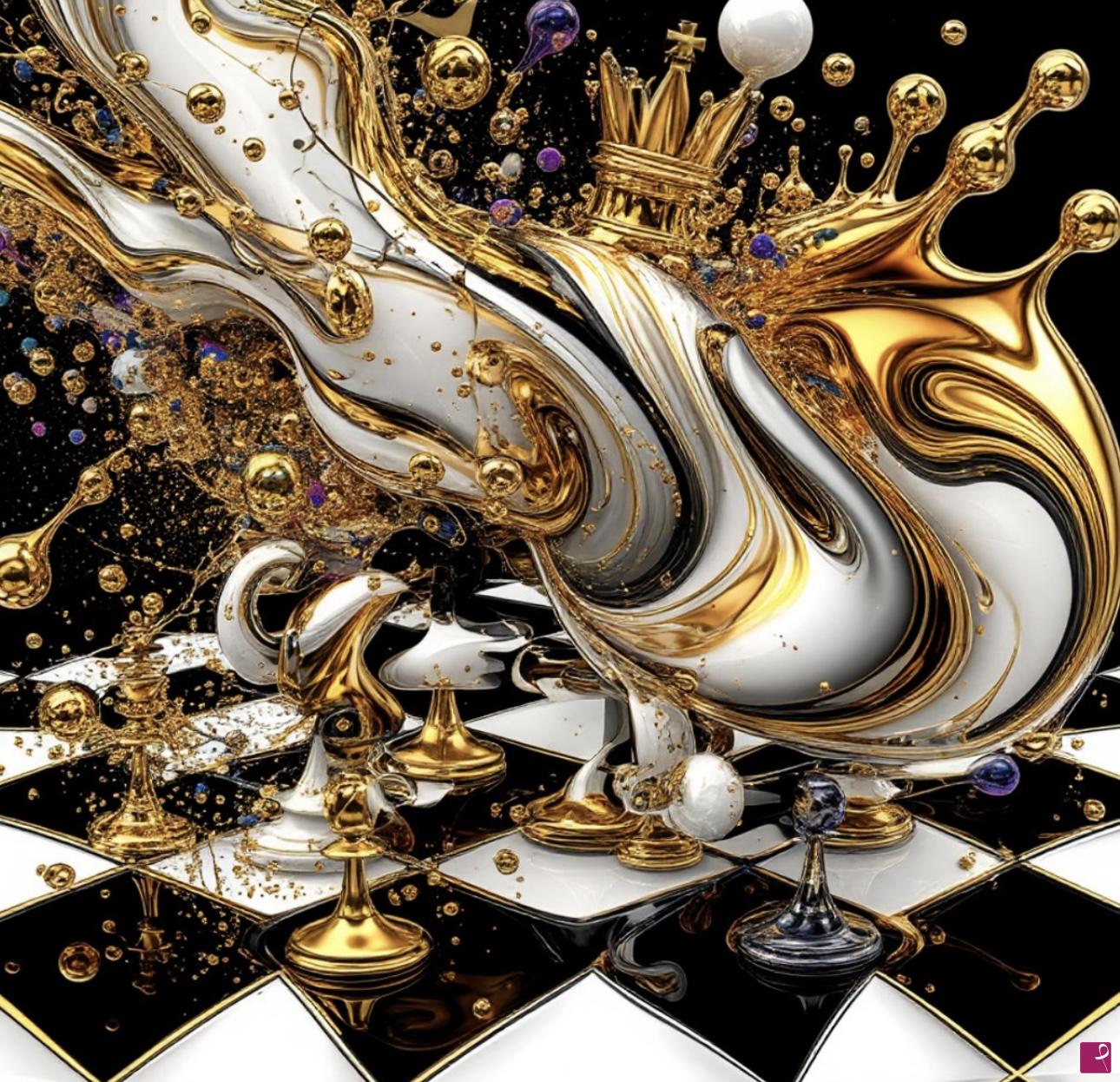 quadri in vendita online - Chess fight2