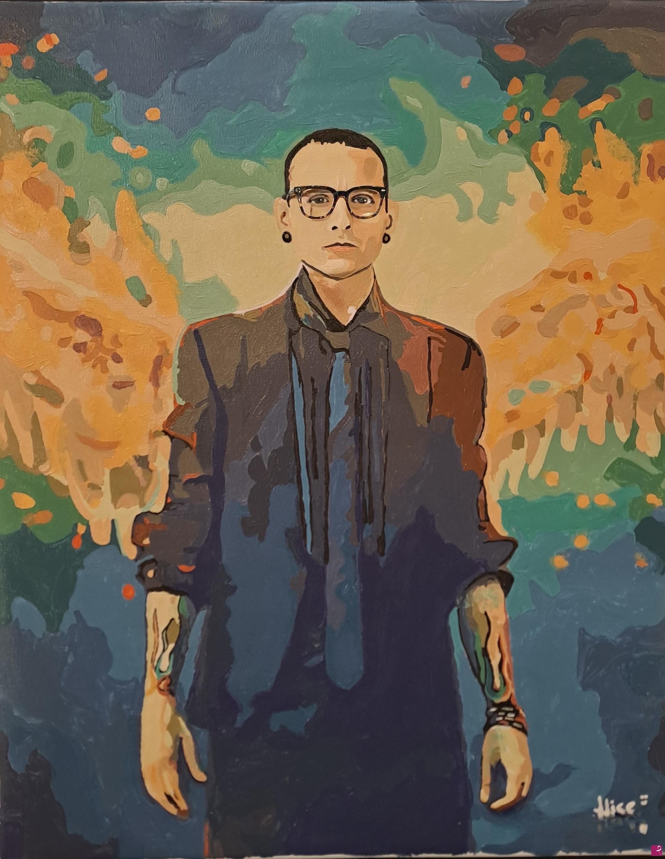 quadri in vendita online - Chester Bennington 