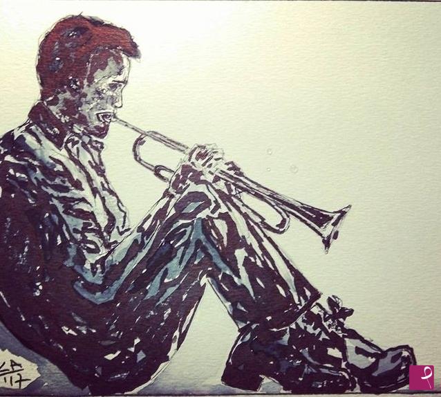 quadri in vendita online - Chet Baker