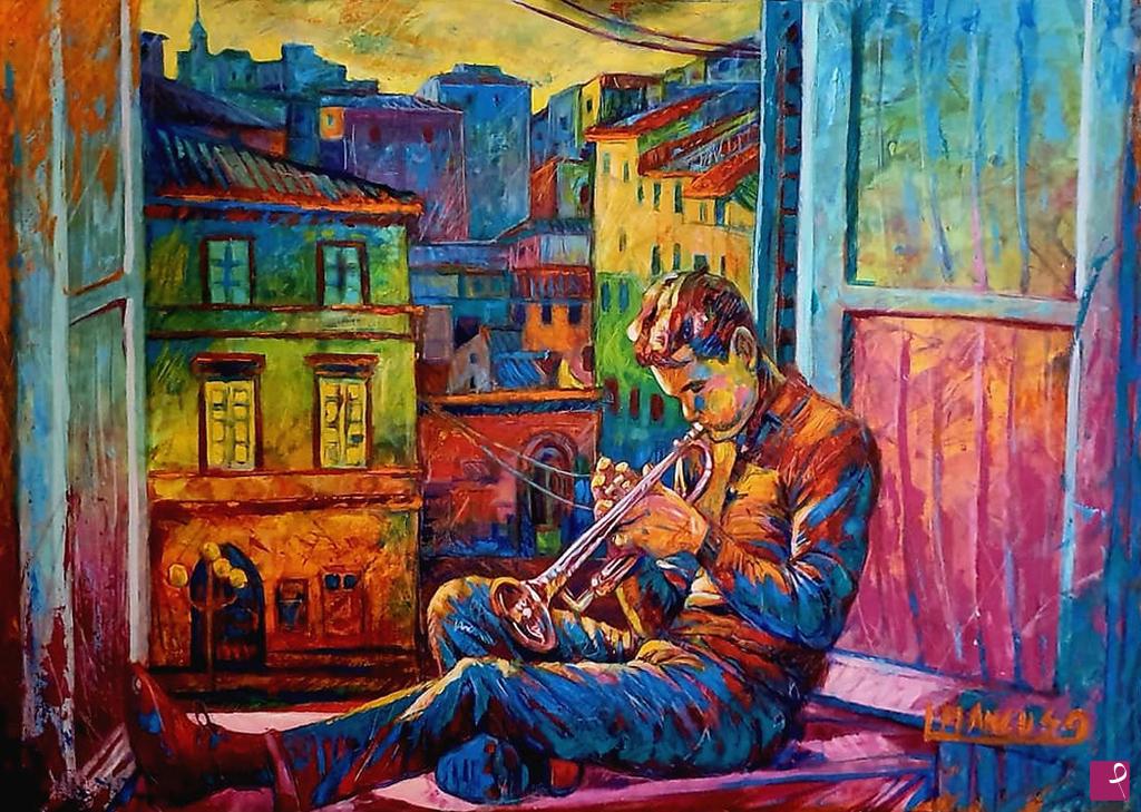 quadri in vendita online - Chet Baker