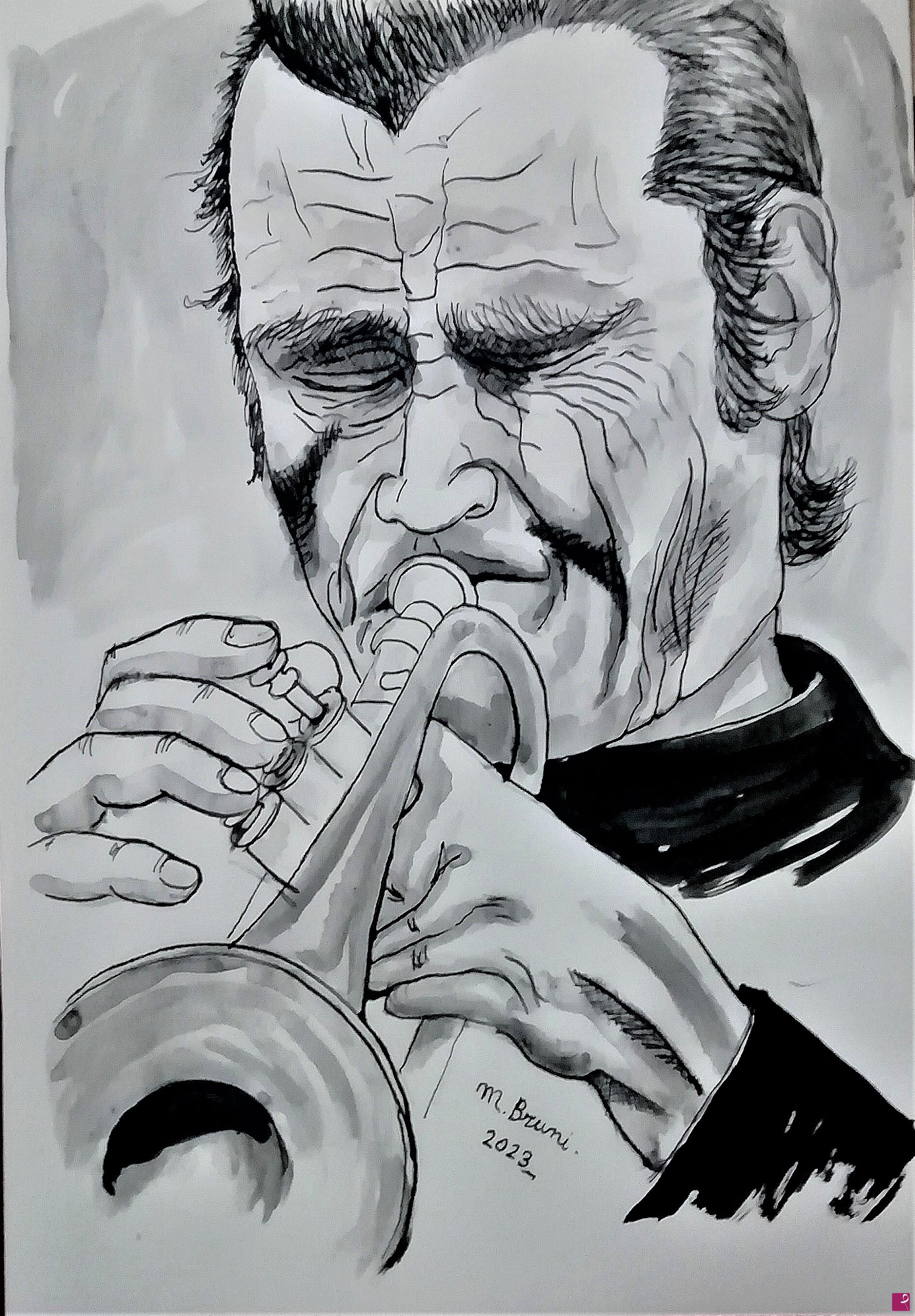 quadri in vendita online - Chet Baker
