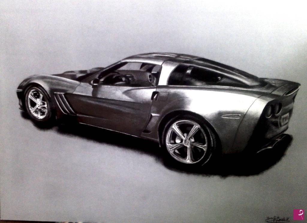 quadri in vendita online - Chevrolet Corvette C6 Grand Sport.