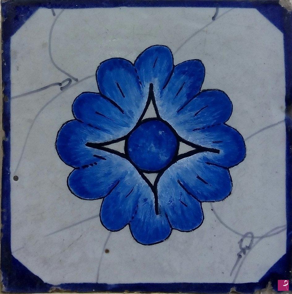 quadri in vendita online - " Chiaiese fiore blu "