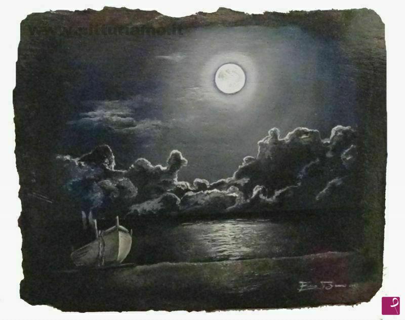 quadri in vendita online - Chiaro di luna