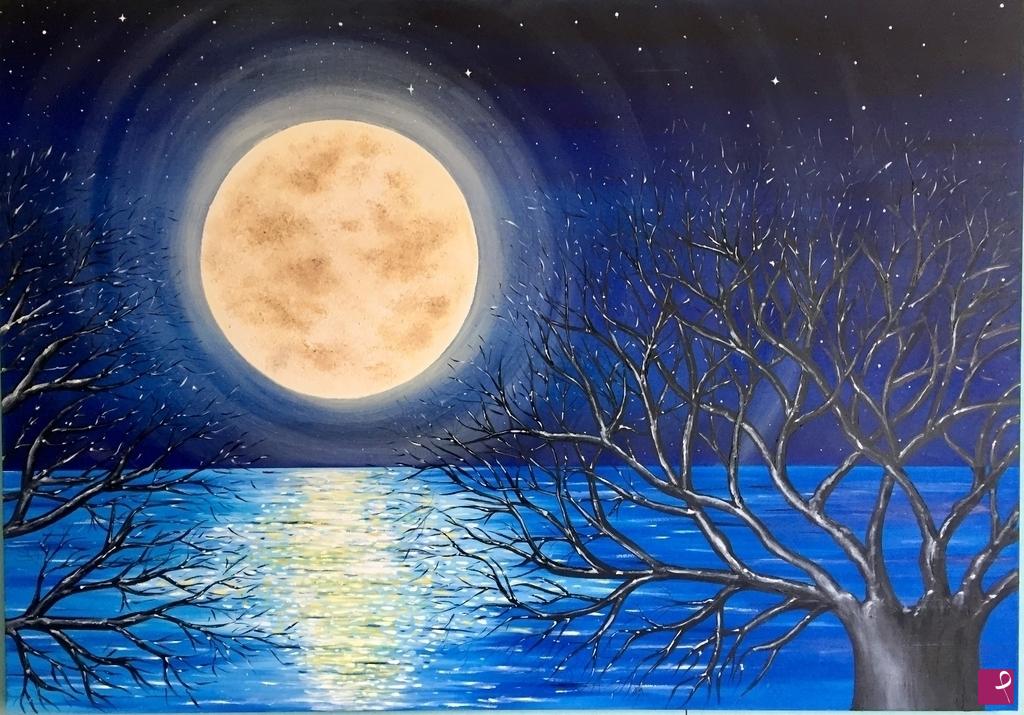quadri in vendita online - Chiaro di luna