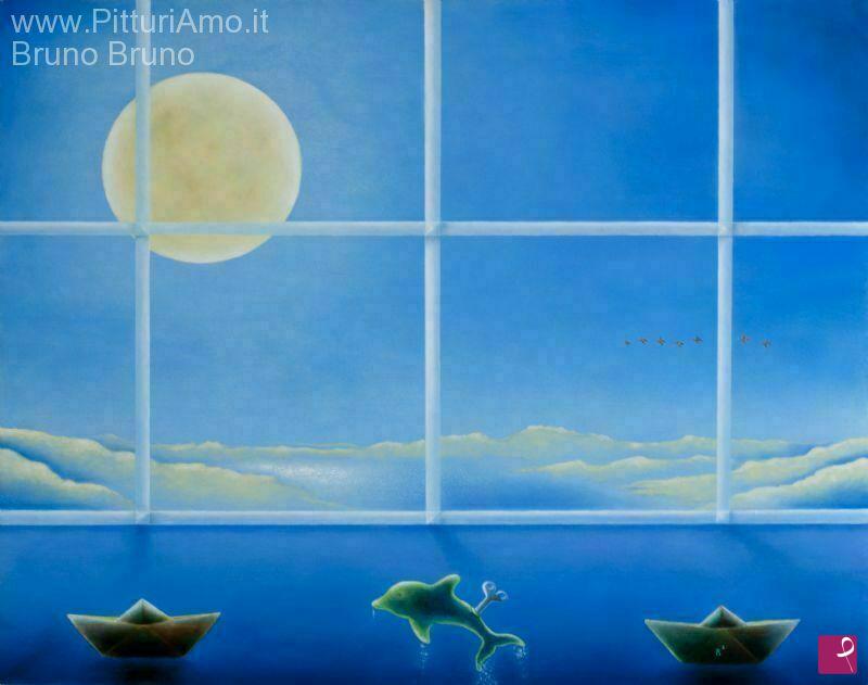 quadri in vendita online - chiaro  di luna