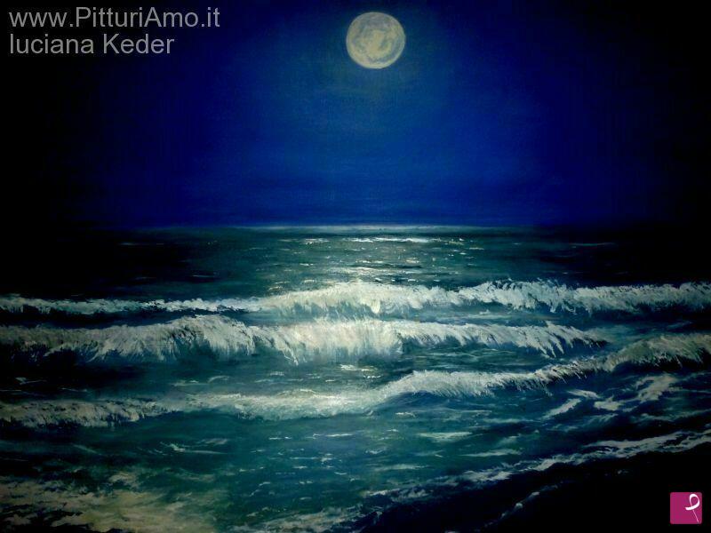 quadri in vendita online - CHIARO DI LUNA