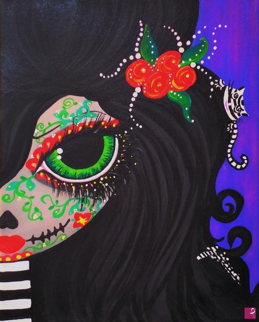 quadri in vendita online - Chica Calavera