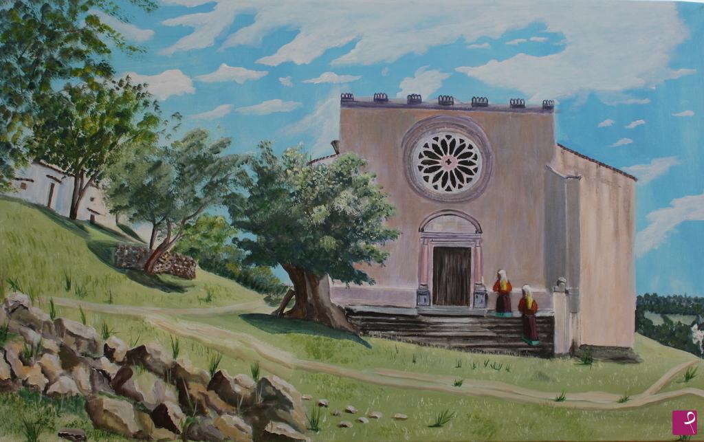 quadri in vendita online - chiesa campestre di San Mauro