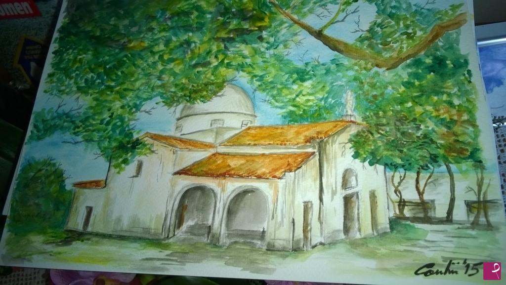 quadri in vendita online - chiesa del  buon cammino,sardegna