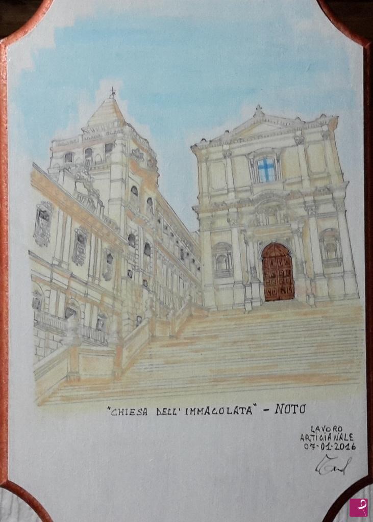 quadri in vendita online - Chiesa  dell' Immacolata  di  NOTO