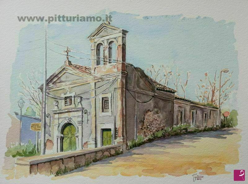 quadri in vendita online - Chiesa della Pietà a Mascalucia