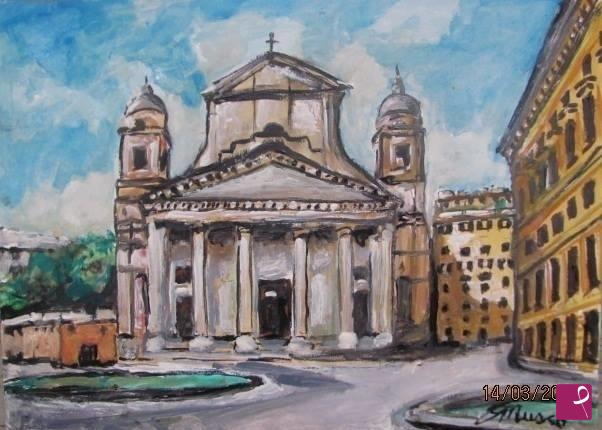 quadri in vendita online - Chiesa dell'Annunziata (Genova)