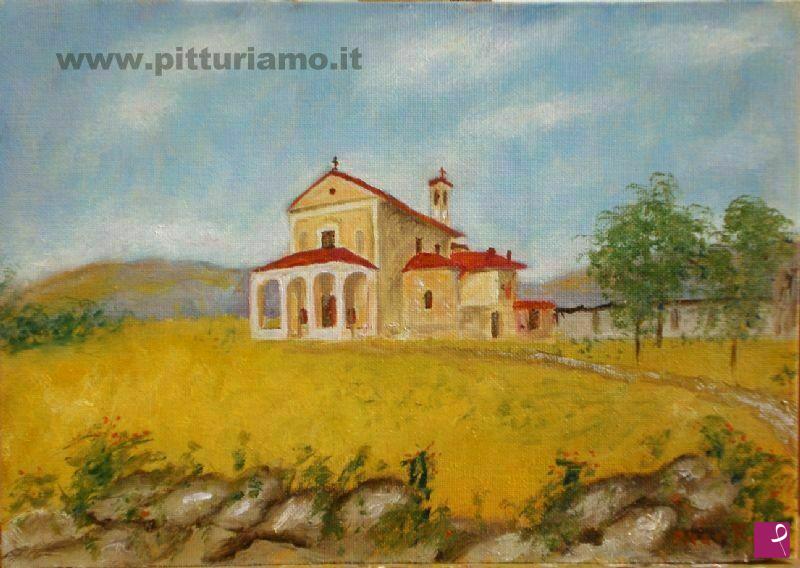 quadri in vendita online - Chiesa di borgata Villa