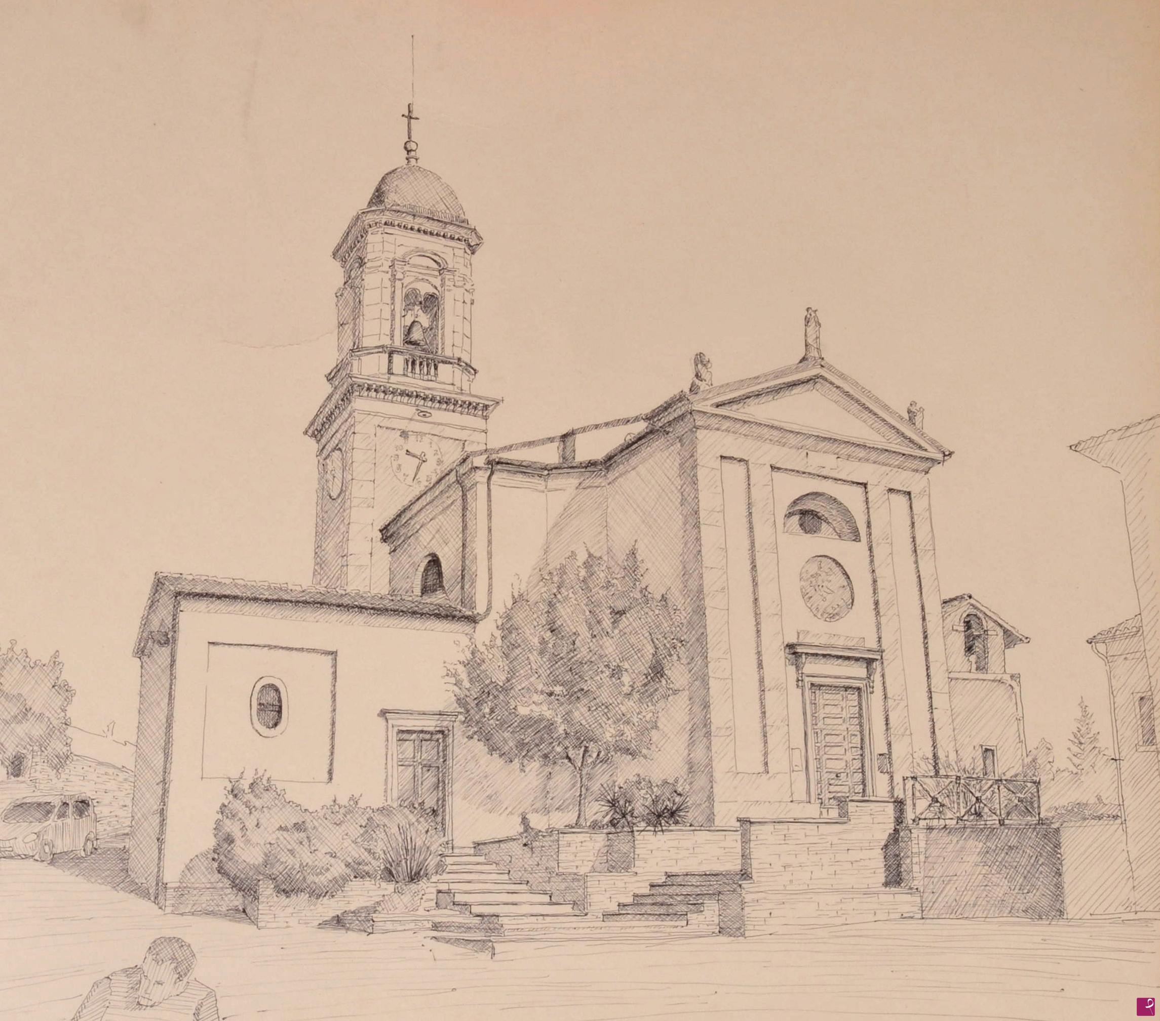 quadri in vendita online - Chiesa di Montecchio